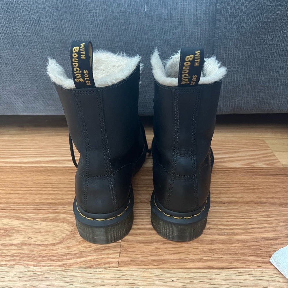 Dr. Martens Black Lace Up Boots - Picture 3 of 4